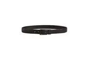 Ted Baker Checkinn House Checked Leather Belt (Black) (32in)
