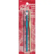 Susan Bates Silvalume Metal Crochet Hooks - Set of 3 (4.00mm - 6.00mm)