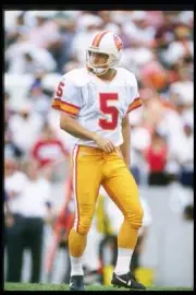 Kicker Michael Husted Tampa Bay Buccaneers looks on during a ga- 1996 Old Photo