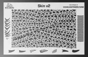 Skin v2 texture mesh airbrush stencil - Mylar Reusable