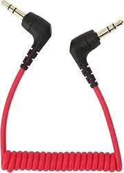 3.5mm TRS to TRS Microphone Cable Noise Elimination 3.5mm TRS Patch Cable for BOYA for Rode SC2 Phone Connection