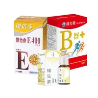 在飛比找momo購物網優惠-【穆拉德】B+群一氧化氮膠囊30粒+維生素D3滴劑15ml+