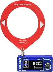 AZURAOKEY SI4732 Mini Radio Receiver Pocket Size Full-Band Broadcasting LSB USB AM FM Mode 1.9" IPS HD Color Screen ESP32-S3 Control 800mAh Battery Portable shortwave Radio Receiver