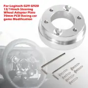 For Logitech G29 G920 13/14inch Steering Wheel Adapter Plate 70mm Pcd Racing.