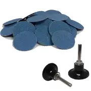 100 - 2" Roloc Zirconia Quick Change Sanding Disc 40 60 80 120 Grit and Mandrel