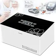 Rechargeable Insulin Cooler Box, Portable Small Medical Medicine Box, Mini Car Refrigerator USB Charger, Medicine Cooler Reefer Container,3batteries