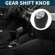 6 Speed Manual Gear Shifter Knob for Renault Clio 2005-2014 Faux Leather Black