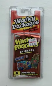 SEALED 3- PACK OF Series 1 WACKY PACKAGES New & UNOPENED 2004