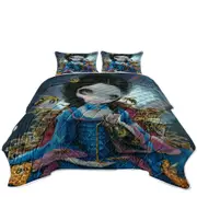 Rococo Style Portrait Beautiful Queen of Bees Coverlet