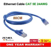 2X RJ45 Ethernet Network Cable Internet Straight Patch Cord for Computer Router