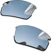 [Combine8] Combime 8 Premium Polarized Mirror Replacement Lenses for Oakley Flak 2.0 Asian Fit (AF) OO9271 sunglasses - Silver Mirror, Silver, One Size