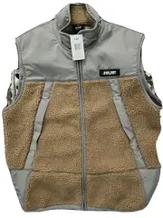 HUF Ansel Tech Vest Frost Gray Small Fall 20