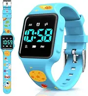 NN BEN NEVIS Potty Training Watch, Digital Toddler Watch with Countdown/Music/Alarm Clocks/Vibration Reminder and Waterproof, Remind Toddler to Go to The Toilet, 20-Blue-Space