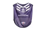 AFL Fremantle Dockers Pet Dog Puppy Sports Breathable Jersey Clothing Costume