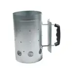 BBQ Chimney Starter Sturdy Charcoal Fire Bucket for Camping Barbeque Garden
