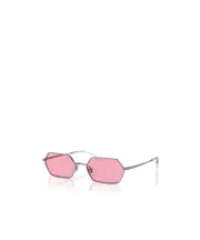geometric frame sunglasses 55 Pink