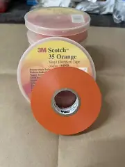 3M 35 Scotch Vinyl Electrical Color Coding Tape, 3/4 in x 66 ft, Orange