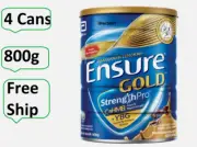 4 X Abbott Ensure Gold Coffee 800g for Middle-Age & Elderly FREE DHL Expres