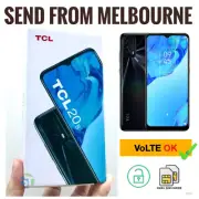 NEW TCL 20B 4G VoLTE OK (6.52" HD,64GB/4GB,50MP,Dual SIM) UNLOCKED Android Phone