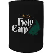 Alcohol Stubby Holder - Holy Carp Fishing - Funny Novelty Birthday Gift Joke Beer Can Bottle