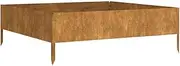 'vidaXL-Corten-Steel-Garden-Raised-Bed-Square-Planter-with-Ample-Space-&-Natural-Weathering-Characteristics
