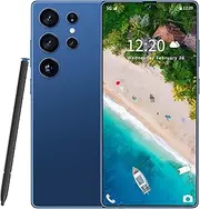 I25 Ultra Unlocked Phone | 12+512GB Smartphone | Cell Phone Android 14.0 | Long Battery Life 7000mAh | 6.99" HD Display | 68+108MP Zoom Camera | with Dual SIM | Fingerprint Lock | Face ID (Deep Blue)