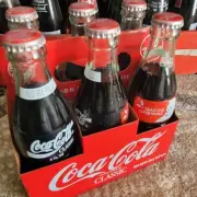 6pk Of Coca-Cola Christmas Commemorative Bottles With Cardboard Box