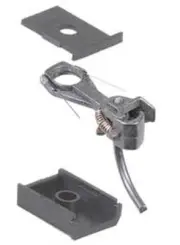 KADEE #143 Whisker® Metal Couplers - Short Centerset (HO)