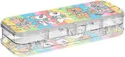 Yoogain Cute Animals Independence Day Plastic Pencil Box Clear Double Deck Transparent Pens Cases For Stationery Supplies With Snap Lid