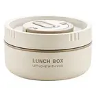 1 Set Lunch Container with Lunch Bag Tableware Pack Rice Student Office