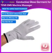Electrode Conductive Hand Glove Garment for TENS Machine Massager Unit