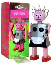 Roxy Robot Maria Metropolis Tin Toy Windup The Jetsons St. John USA SELLER SALE