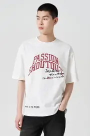 Fashion Graphic Tee Shirt White