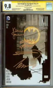 DARK KNIGHT III: THE MASTER RACE #1 CGC 9.8 WHITE PAGES ID: 58644