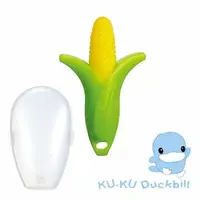 在飛比找蝦皮購物優惠-"KU.KU酷咕鴨 寶寶玉米固齒器 咬牙 磨牙 玩具 旺媽的
