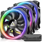 Antec Prizm 120 ARGB Performance cooling Fan 3 Packs with ARGB Controller