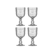 4PK Ladelle Sunflower 260ml/16.5cm Goblet Glass - Clear