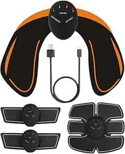 Glute Muscle Stimulator - EMS Ab Stimulator for Muscle Growth | EMS Rechargeable Fitness Trainer Massage Workout Equipment for Leg, Exercise & Belly