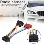 Car Stereo Radio Harness ISO for Sony Radio to ISO Radio Play Plug Auto Adapter As shown