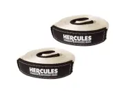 2 x Hercules Snatch Strap Recovery Tow 11000kg Gear Nylon Offroad 4WD 4X4 Heavy Duty