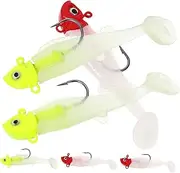 ifundom 6pcs Fresh Water Fishing Tool Fishing Lure Fish Lures for Outdoor Fishing Hooks Freshwater Fishing Tackle Kit Equipment Small Lures Fishing Baits Trout Soft Plastic