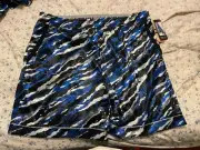 NEW And1 Mens Basketball Gym Workout Shorts Blue Camo Shorts 3XL New And1 Mens