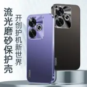 For Xiaomi Poco F6, Luxury Hybird Armor Matte Shell Back Soft Bumper Cover Case