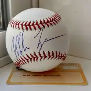 Mike Tyson Boxer Boxing Heavyweight Champ Signed MLB Baseball Auto Steiner COA