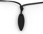 [LOCAL LEAGUE] Mens Leather Necklace Cross Surfboard Arrowhead Metal Pendant Australian Surfer Style Adjustable Brown Cord for Men Friend Gift Beach Party Surfing Adjustable