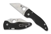 Spyderco Knives Microjimbo C264GP Black G-10 CPM-S30V Pocket Knife Stainless