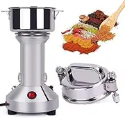 Grain Mill Grinder, 150g Stainless Steel Grinder with Protection of Overload, 850W Commercial Superfine Grinder with Open-Cover-Stop for Herb, Fast Superfine Pulverizer, for Dry Spices Grains