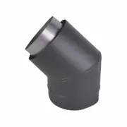Scandia 45° Forward Facing Bend Flue Kit - Graphite