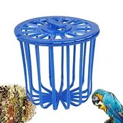 Bird Feeder, 2pcs Búdgie Feeders for Cages, Wild Bird Seed Feeder Cage with Squirrel Guard, Cage Hanging Parrot Feeders Designed to Withstand Pecking to Ensure Durability,