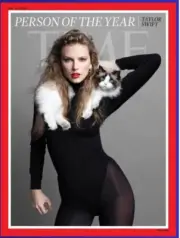 TIME Magazine Taylor Swift Person of The Year - Cat | Messi Athlete of the Year